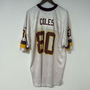 Laveranues Coles #80 Reebox NFL Washington Redskins Jersey size XL